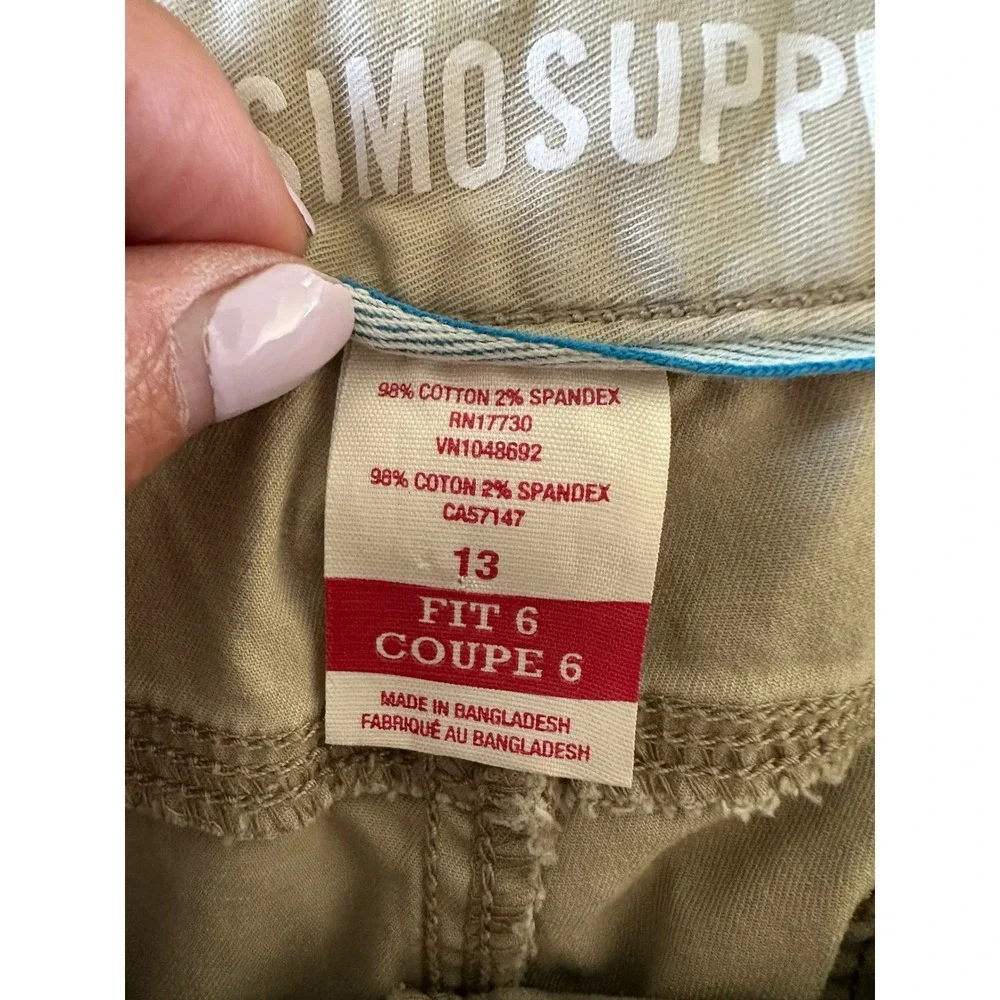 Mossimo Supply Co‎ Skinny Pants Womens 13 Khaki Low Rise Fit 6 Stretch Chino